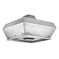 Strešni ventilator z neposrednim pogonom in navpičnim izpuhom